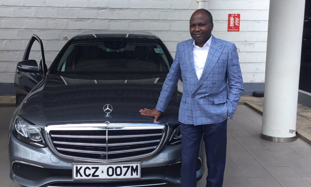 I Have Never Stolen And Never Will, Donald Kipkorir Celebrates His Brand New Mercedes
