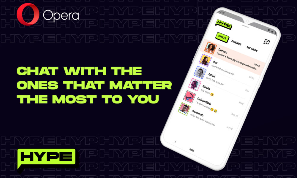 Opera Introduces Hype In Kenya, It’s Newly Dedicated Chat Service
