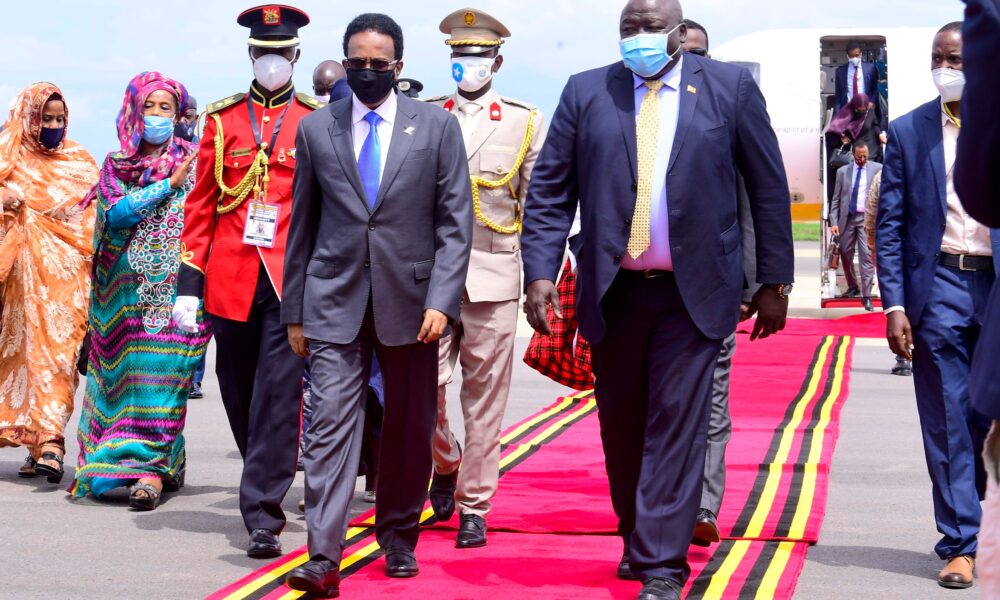 Presidents from war-torn countries in Kampala for Museveni oath