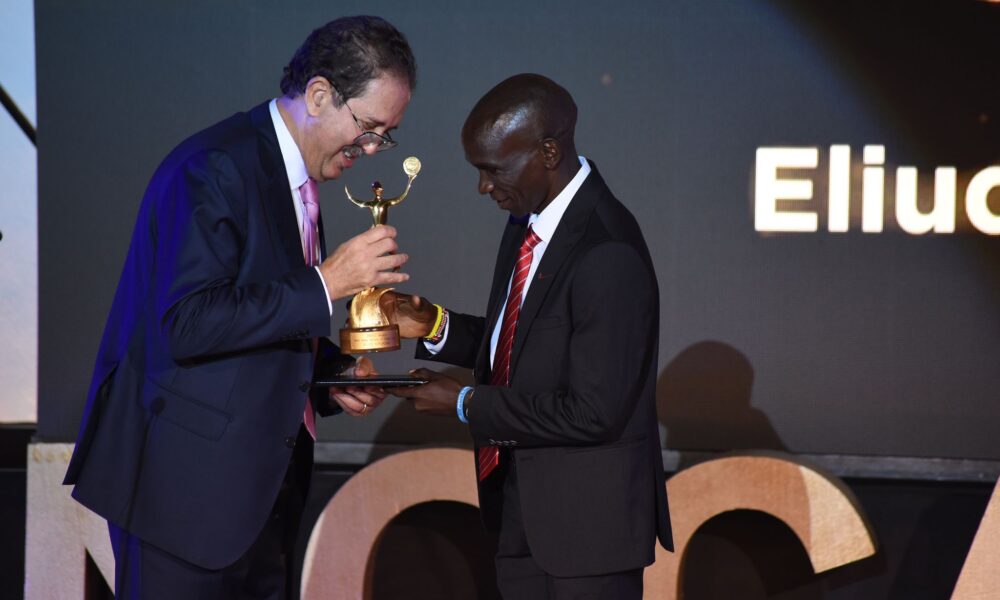 Eliud Kipchoge Wins The ANOC Award For The Best Male Athlete At The Tokyo Olympics