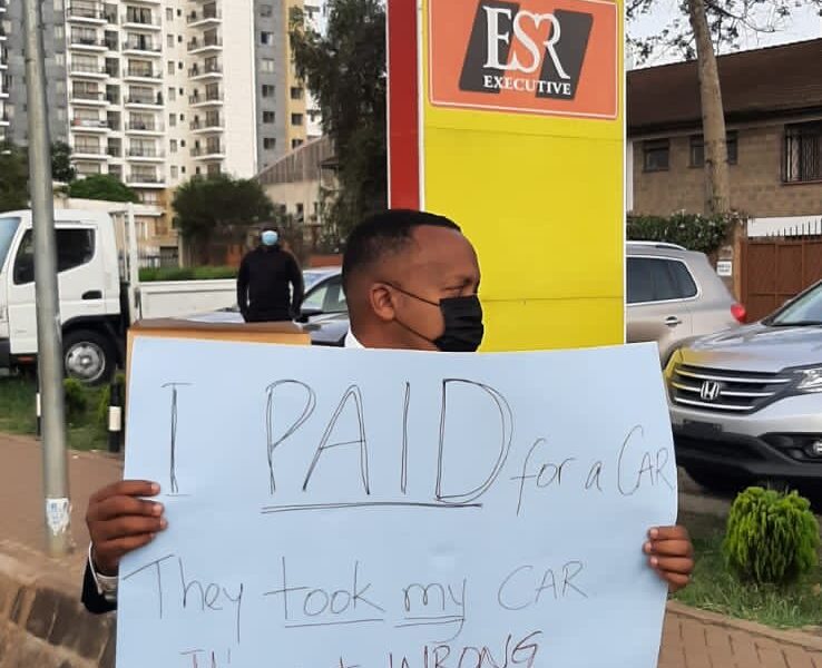 Benji Ndolo Protests How He Lost Sh3M To A Rogue Car Dealer