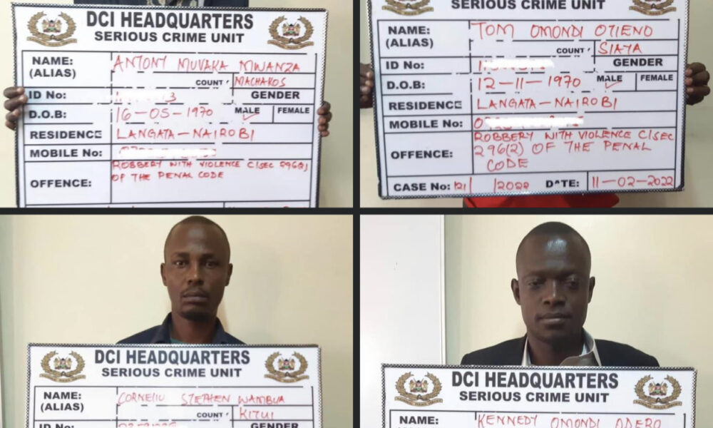 Four DCI Cops Attached To Lang’ata Arrested For Abducting Businessman And Defrauding Him