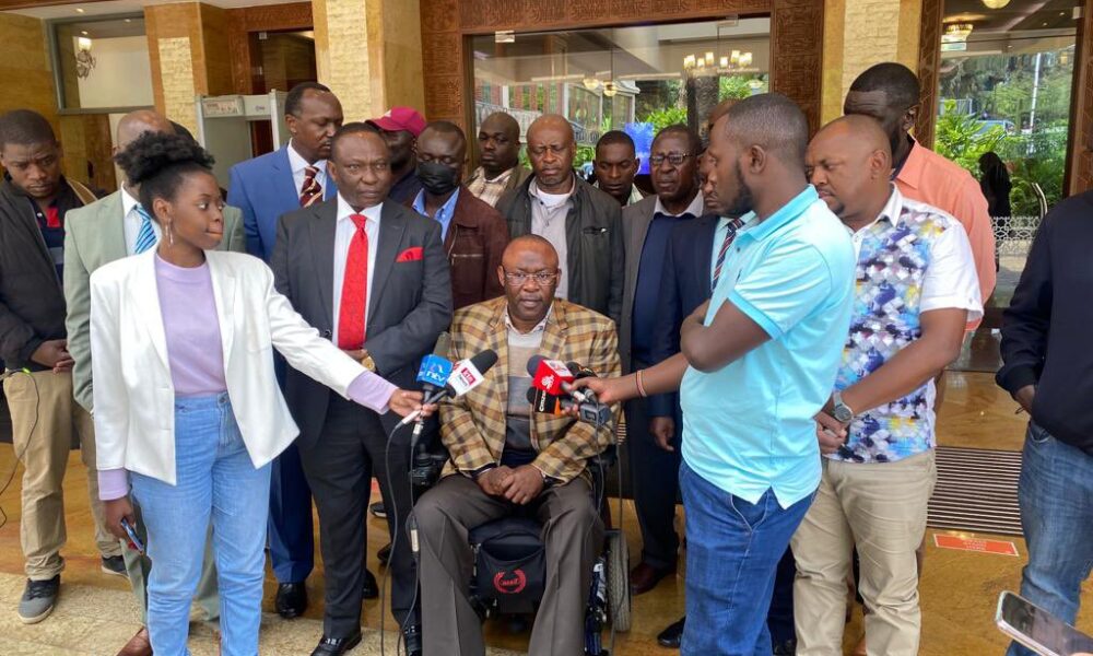 Tim Wanyonyi Refused To Deputize Igathe In Deal Making Meeting