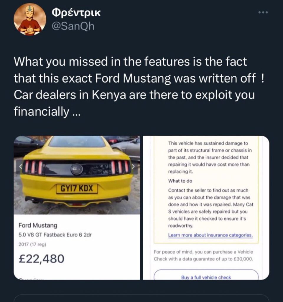 Car Dealer Kairo Offers Sh1M To Anyone With The Proof That He’s