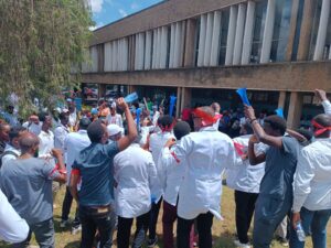 The doctors have been on strike today for the 53rd day.