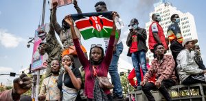 Gen Z protests in Kenya.