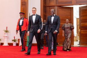 President William Ruto hosted Finland’s Alexander Stubb Hosted and his spouse Suzanne Innes-Stubb for State Banquet, State House, Nairobi.