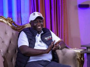 Gachagua during his appearance on ObinnaTV from his home in Wamunyoro.