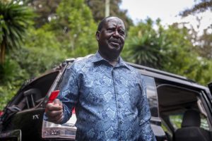 ODM leader Raila Odinga.