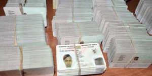 Kenyan national ID.