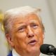 U.S. President Donald Trump speaks during a press conference in the Roosevelt Room at the White House in Washington, D.C., U.S., May 12, 2025. REUTERS