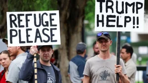 Some Afrikaners see US President Donald Trump as an ally