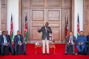 President Ruto addressing the coastal region at State House Nairobi.