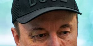 Elon Musk is seen with a bruised eye that Musk claimed he received at the hands of his son, X Æ A-12, as he attends a press conference with U.S. President Donald Trump in the Oval Office at the White House in Washington, DC, US, May 30, 2025. Photo credit: Reuters