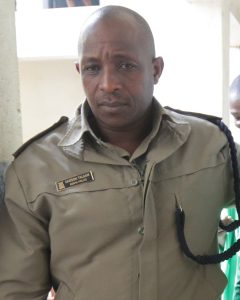 Officer Commanding Station Samson Talaam of Central Police Station