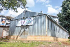 State House shared images showing a mabati (iron sheet) structure adjacent to staff quarters at State House compound, which Ruto said he found in place upon assuming office/State House