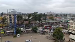 Maina Njenga supporters marching on Jogoo road on Wednesday, July 9, 2025.