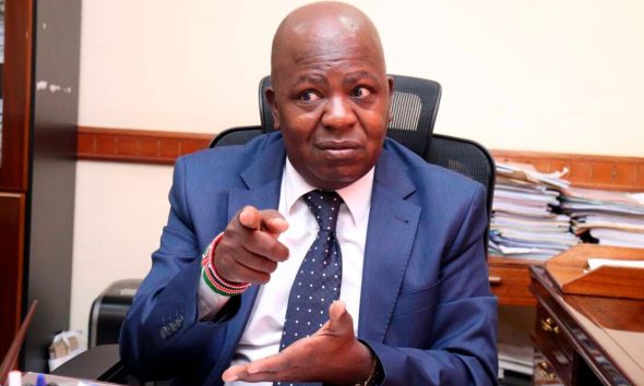 Managing Director and CEO Kenya Railways Corporation Philip Mainga.