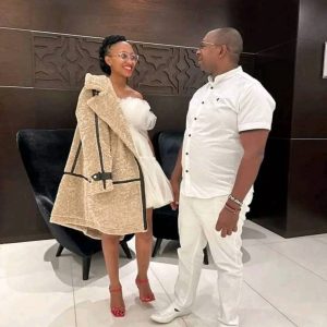 Simon Kabu with his daughter Maureen.