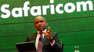 Safaricom CEO Peter Ndegwa.