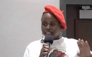 Valentine Wanjiru Githae, a representative of the youth-led 625 Movement/SCREENGRAB