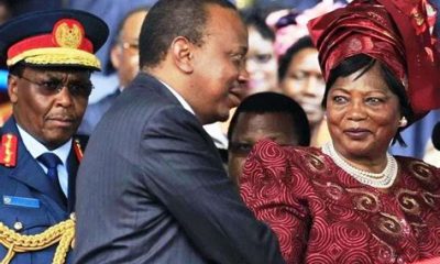 Mama Ngina and Muhoho Kenyatta.