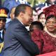 Mama Ngina and Muhoho Kenyatta.