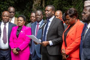 Sifuna reads ODM resolutions to support Ruto government till 2027.