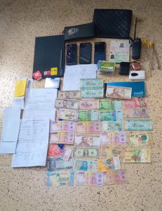 Items recovered.