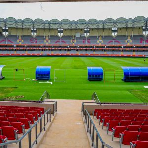 Interiors of the newly refurbished Kasarani Stadium.
