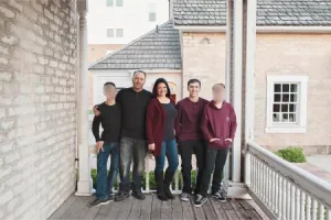 A family photo of the Robinsons from 2019 posted on Amber Jones Robinson's Facebook page. Facebook/ Amber Jones Robinson