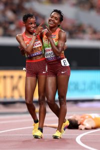Beatrice Chebet and Faith Kipyegon