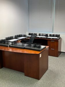 This photo provided by the U.S. Secret Service, in New York, Monday, Sept. 22, 2025, shows jamming equipment that was seized by the agency. (U.S. Secret Service via AP)