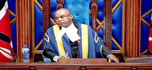 Senate Speaker Amason Kingi during the Thursday October 17, 2024 session.