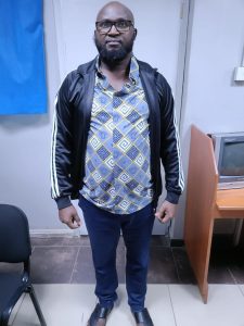 Elias Kemboi Korir while in police custody.