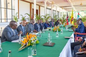 KTDA officials in a past meeting with President William Ruto at State House, Nairobi.