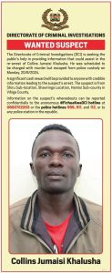 Police have placed a Sh1 million bounty on Collins Jumaisi Khalusha over the Kware Killings.