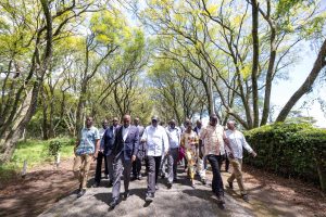 President William Ruto with KANU Chairman Gideon Moi and other leaders in Baringo October 10, 2025.