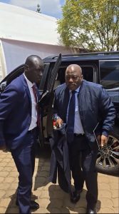 Former DRC President Joseph Kabila arrives at a Nairobi venue for a meeting with Congolese opposition figures, his first public appearance since being sentenced to death in absentia by a military court in Kinshasa. (Photo: handout)