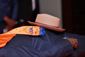 Raila Odinga’s body lying in state.