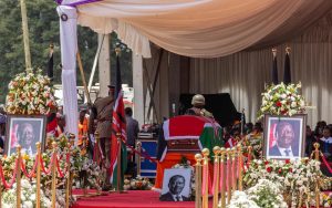 State funeral for Raila Odinga in Bondo.