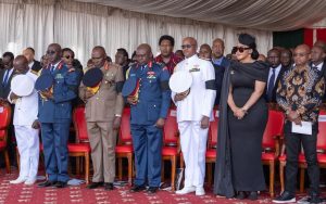 Elizabeth Macheka Tsvangirai attends state funeral for Raila Odinga in Kenya.