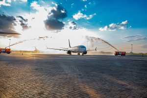 FlyDubai plane touches down at JKIA