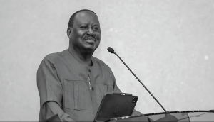 The late Raila Odinga during a past function.