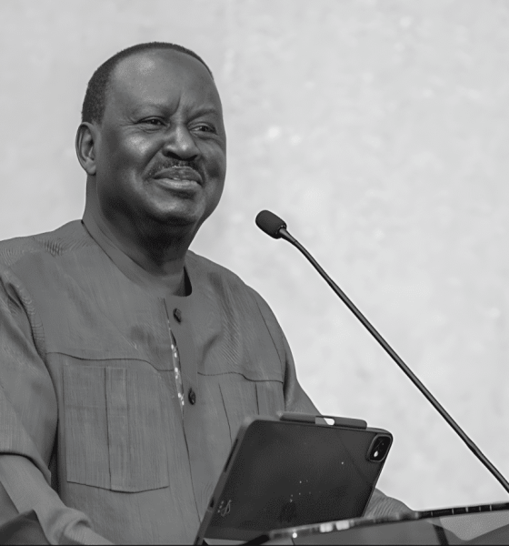 The late Raila Odinga during a past function.