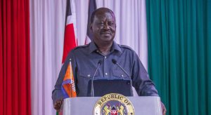 The late Raila Odinga during a past function. PHOTO/@RailaOdinga/X