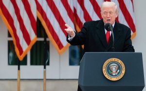 Donald Trump. Credit: The Times of Israel.