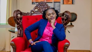 The late Betty Bayo posing for a photo during a past event.