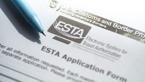 Image: An ESTA application form. Pic: iStock
