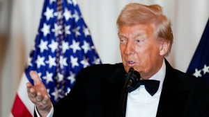 Image: President Donald Trump has been at the centre of several free speech rows. Pic: AP